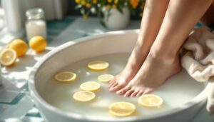 Mycie stóp cytryną i sodą oczyszczoną: dlaczego jest to zalecane i kiedy najlepiej to robić.