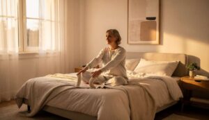 Jeśli wykonasz te 4 ćwiczenia w łóżku bez przerwy po 50-tce, Twój core jest wyjątkowy