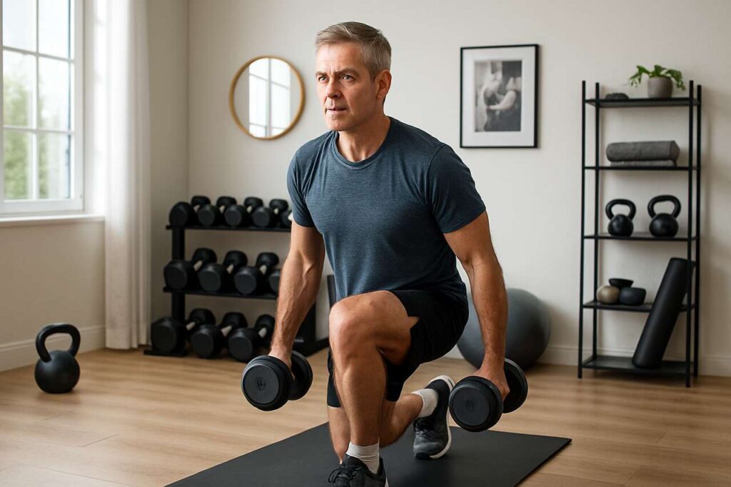Utrzymaj siłę i niezależność dzięki temu treningowi z jedną hantelką dla osób 50+