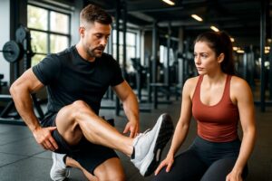 Trener personalny wskazuje najlepsze ćwiczenie na biodra, którego prawdopodobnie nie robisz