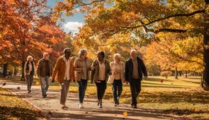 7 prostych sposobów na aktywny spacer po 70. roku życia