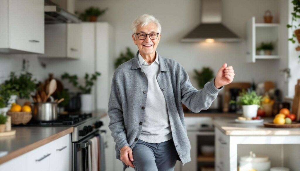 5 ćwiczeń przy blacie kuchennym, które wzmocnią nogi lepiej niż przysiady po 65-tce