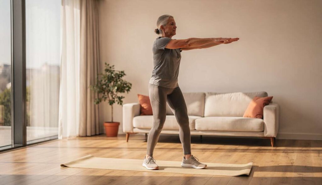 Core na stojąco: 6-minutowa rutyna, która zastępuje plank i chroni kręgosłup po 55-tce