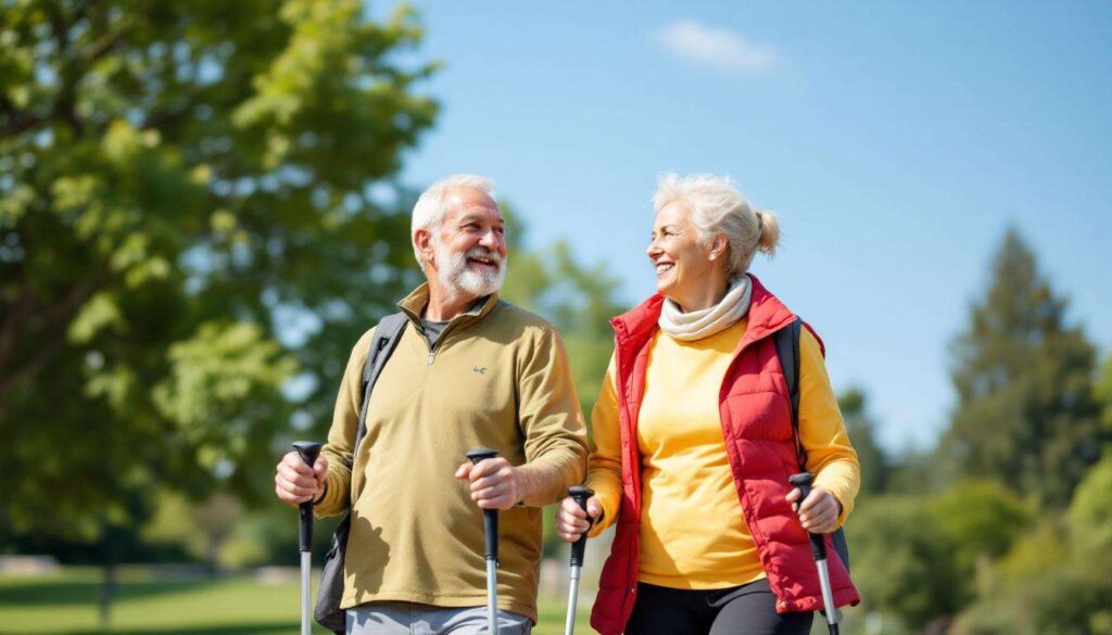 Nordic walking czy szybki spacer? Polscy fizjoterapeuci wskazują lepszy wybór po 60. roku życia