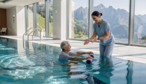 Aqua trening po 60-tce: fizjoterapeuta z Zakopanego wyjaśnia, dlaczego woda bije suchy ląd